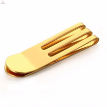 Promotional gift stainless steel high polished jewelry money clip